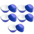 thumbnail image 1 of 100 Pieces/Set Cupcake Molds Paper Liners Mini Non-Stick Muffin Baking Molds DIY Pastry Chocolate Home Kitchen Bakeware blue, 1 of 6
