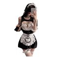 thumbnail image 4 of Lencería Sexy para mujer, delantal, traje de sirvienta, Cosplay, vendaje con lazo, tentación, uniforme, picardías, ropa interior, ropa interior para dormir Fridja nalpqowj41375, 4 of 9