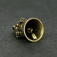 thumbnail image 5 of Collection Curio China Bronze Auspicious Animals Small Bell Pendant Statue 3.5CM, 5 of 5