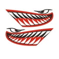 thumbnail image 3 of 2 Autocollants Imperméables Embouchure Kayak Canot Bateau Voiture Rouge, 3 of 5