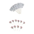 thumbnail image 1 of Paquete de 24 Púas para Cupcakes de + 10 Piezas de Decoración de Fiesta de Sunnimix Etiquetas de la decoración de la torta, 1 of 8