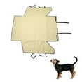 thumbnail image 6 of Unique Bargains 1 Pc Removable Pet Car Seat Cover for Pet Flower Pattern Khaki, 6 of 6