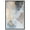 Black Frame, variant on Blue Haze Canvas Midcentury Art by Art Remedy, Silver Frame, 36 x 54