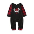 thumbnail image 3 of Odeerbi Matching Family Christmas Pajamas Sets Baby Romper Jumpsuits Matching Family Sets 2024 Casual Xmas Printed Home Wear Loungewear Sleepwear Jammies for Baby, 3 of 6