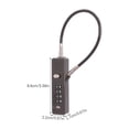 thumbnail image 2 of Miumaeov Cable Lock w/Combination 4 Digit Lock For Bike,Luggage,Fences,Garage Gate Leaden, 2 of 24