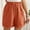 Red, variant on Aueoeo Plus Size Bermuda Shorts Plus Size Short Sets Women's Casual Wide Leg Elastic Waist Cargo Pocket Shorts