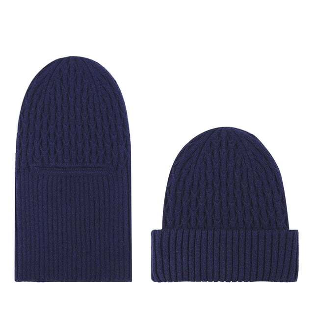Winter Hat for Men Warm Wool Knitted Cap Outdoor Cold Weather Fashion Accessory