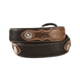 thumbnail image 2 of Nocona Belt Co. Boys' Inset And Concho Adorned Leather Black 18, 2 of 2