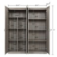 thumbnail image 3 of Hopkins Storage Closet 4.0 from Engineered Wood in Gray - Set of 2, 3 of 7