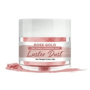 Bakell Edible Rose Gold Luster Dust & Paint, 4 Gram Jar
