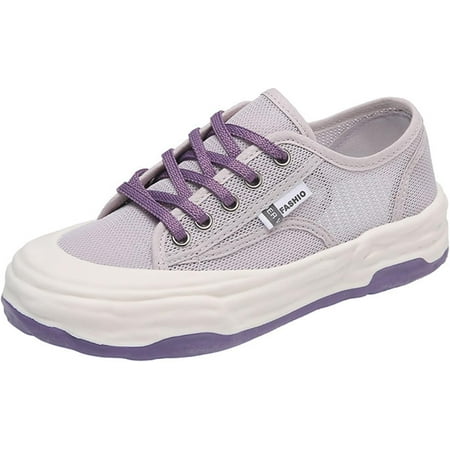 

Women s Mesh Cutout Cloth Platform Sneakers Fashion Round Toe Comfort Breathable Lace Up Chunky Increase Casual Walking Sport Shoes for Work Workout