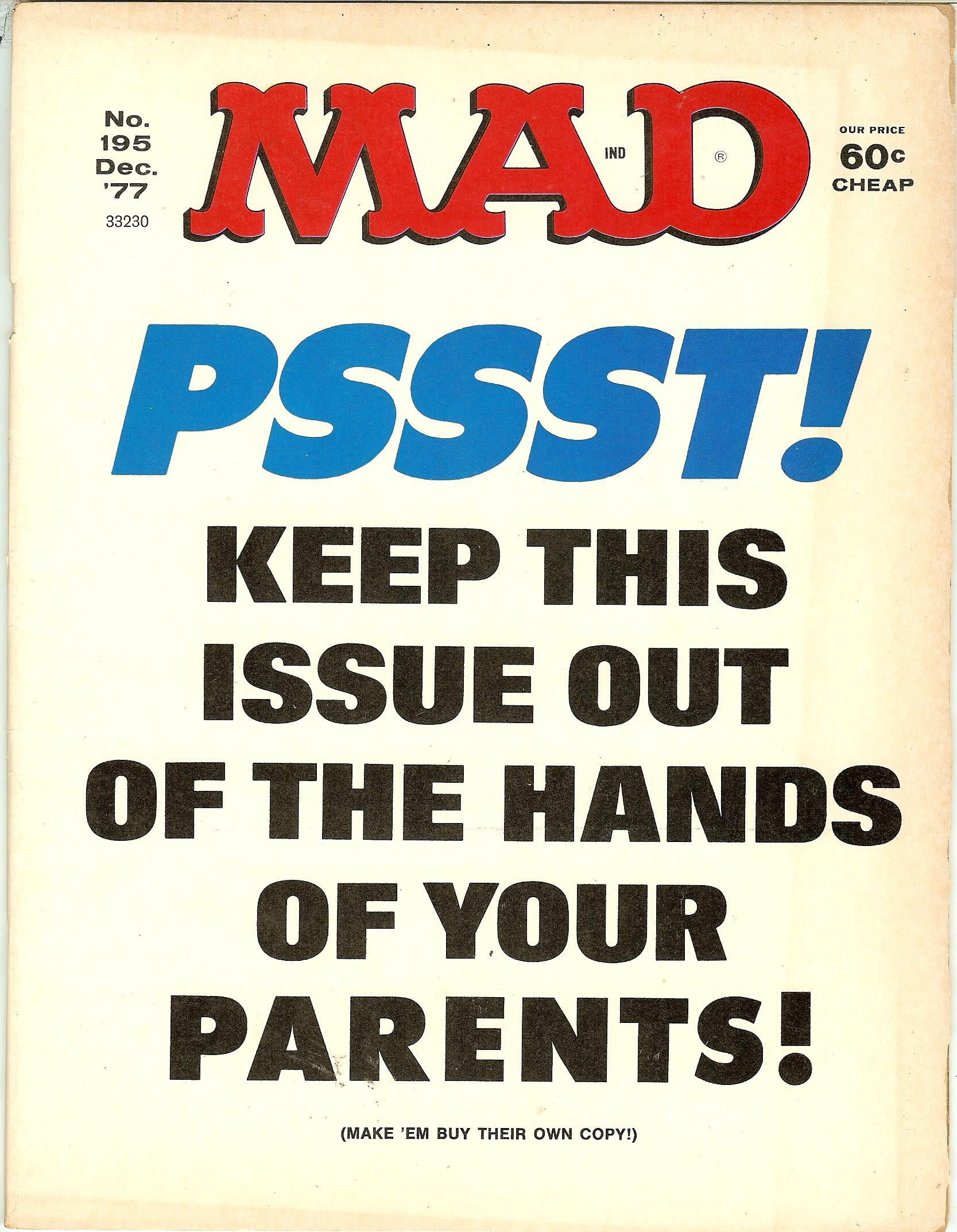 MAD Magazine #195 Dec 1977