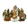 thumbnail image 2 of Northlight 11-Piece Gold Holy Family and Kings Inspirational Religious Christmas Nativity Figurines, 2 of 2