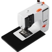 Sewing Machine, Portable Sewing Machine for Beginners with 38 Built-in Stitches & Reverse Sewing, Dual Speed Sewing Machine with Extension Table Foot Pedal, Accessory Kit Family Home Travel