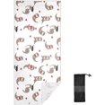 thumbnail image 2 of SKYSONIC Beach Towels 30"x60", Otter Red Hearts Camping Towels Valentine's Day Sand Free Beach Towel, Large Beach Towels Quick Dry Bath Travel Towels Pool Yoga Beach Mat for Men Women, 2 of 7