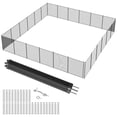 thumbnail image 2 of Emorefun Pool Fences for Inground Pools, 4' x 72' Mesh Pool Safety Fence with Stainless Steel Feet, Black, 2 of 9