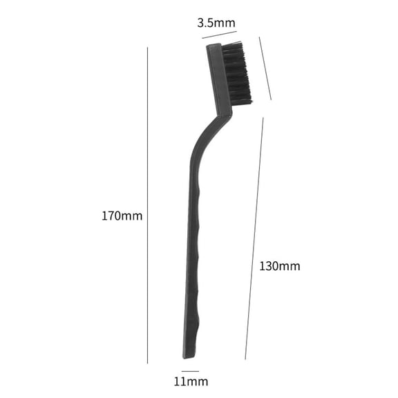 WNFJR Mini Wire Brush Set for Cleaning and Rust Removing, Industrial Wire Brushes of Stainless Bristles Row Small Stainles Wire Cleaning brush