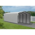 thumbnail image 3 of Arrow 10 x 29 x 7 ft Eggshell Steel Carport With 2 Side Wall Kit, 3 of 15