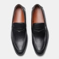 thumbnail image 4 of Chaussures Décontractées pour Hommes Bout Pointu Mocassins de Conduite à Enfiler, 4 of 5