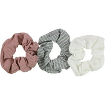 American Eagle Womens 3-Pack Ribbed Hair Scrunchie, Multicoloured