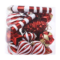 Little Christmas Tree Ornaments Christmas Ornament Packs16pc Christmas Balls Colorful Balls Christmas Tree Decorations Christmas Decorations Pendants