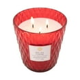 thumbnail image 4 of House of Velas Diamante Candle Collection, 21 oz, 3 Cotton Wicks, Red Tea & Cedar, Large Glass Jar, 4 of 4
