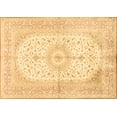 thumbnail image 1 of Ahgly Company Indoor Rectangle Medallion Brown Traditional Area Rugs, 5' x 7', 1 of 4