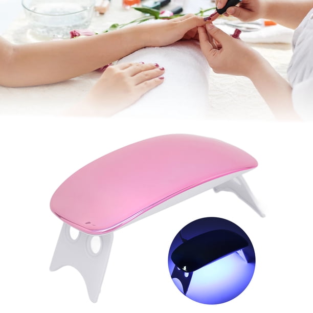 Luz Para Uñas, Lámpara De Uñas Plegable De Curado Rápido De 6W Para Decoración De Uñas Para Salón