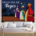 thumbnail image 4 of 7x5ft Epiphany Feliz Dia de Reyes Backdrop Three Kings Day Photography Background Jesus Nativity Christmas Party Decorations Banner Photo Props, 4 of 6
