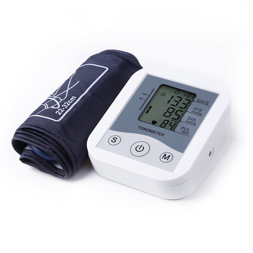 Arm Sphygmomanometer LCD Digital Display Pulse Scanning Oscillometry ...