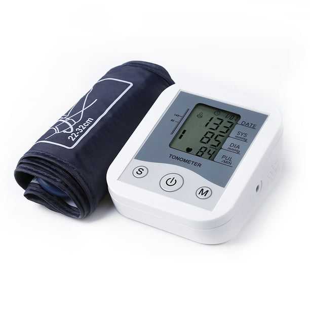 Arm Sphygmomanometer LCD Digital Display Pulse Scanning Oscillometry