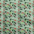 thumbnail image 1 of oneOone Cotton Flex Mint Green Fabric Video Game Sewing Craft Projects Fabric Prints By Yard 40 Inch Wide, 1 of 6