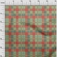 thumbnail image 3 of oneOone Polyester Lycra Fabric Tartan Check Printed Craft Fabric BTY 56 Inch Wide, 3 of 4