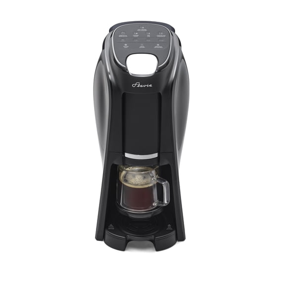 Flavia Aroma Brewer - Coffee Machine, Makes Coffee, Lattes, Tea, and other Hot or Iced Beverages with Single-Serve Freshpacks, Multiple Brew Sizes, Grey