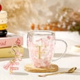 thumbnail image 3 of Gifts for Women Glass Coffee Mug Unique Birthday Gift for Her Espresso Tea Cups Personalised Gifts for Friends Mum Cute Xmas Valentines Mothers Day, 3 of 9