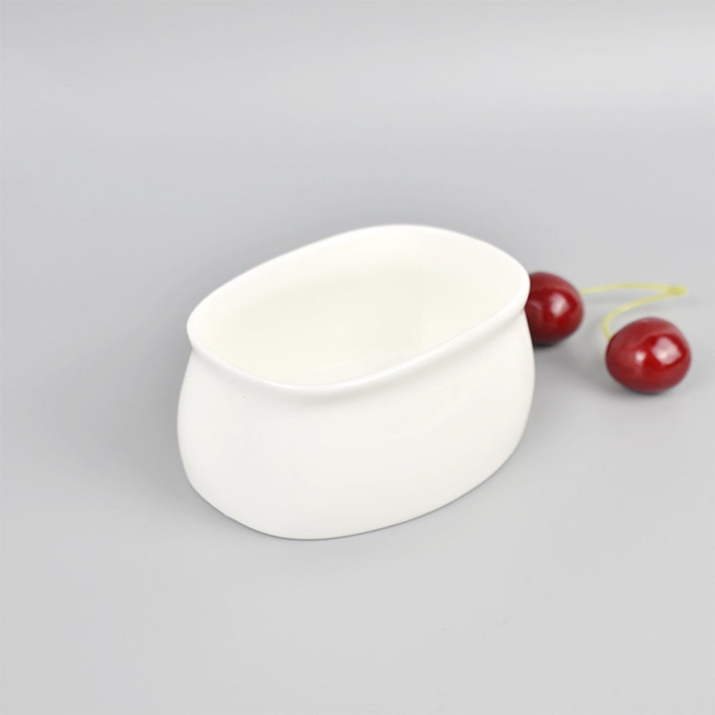 Porte-sachets De Sucre Olympia - Blanc, Céramique Vitrifiée - Dimensions 70x90 Mm - Lot De 6 - Pour Restaurant, Café, Salle à Manger