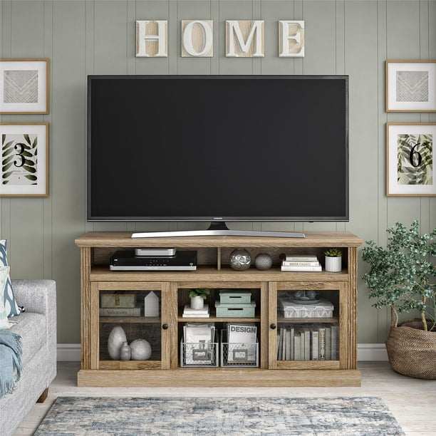 Ameriwood Home Chicago TV Stand for TVs up to 65", Natural