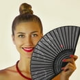 Hengguang 4Pcs Handheld Folding Fan, Oriental Folding Fan for Ladies