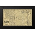 thumbnail image 2 of Metsker 14x10 Black Modern Framed Museum Art Print Titled - Glenn California - Metsker 1936, 2 of 5