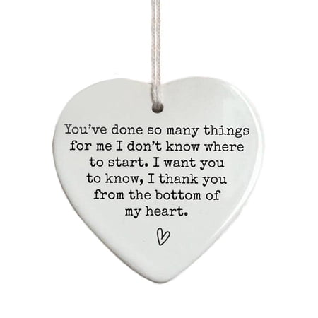 Funny Heart Ceramic Keepsake Sign - 'Maybe I Can't Stop The Downpour' Gift For Bestie, Sister, Tough Times