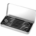 thumbnail image 1 of Dental Tools, 7 Pack Stainless Steel Teeth Cleaning Tools Dental Scraper Tooth Hygiene Set with Case, 1 of 6