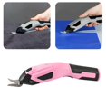thumbnail image 5 of Portable Electric Fabric USB Box Cutter for Leather Carpet Crafts Sewing Cloth Fabric Leather Pink, 5 of 8