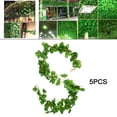 thumbnail image 1 of colgante de plantas de hojas de hiedra artificiales, flores de follaje falso, hogar, cocina, jardín, oficina, boda, decoración de pared 5 piezas de sandía Colco colgando vides falsas, 1 of 8