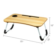 Pen+Gear Folding Lap Desk, Portable, Black, 1 Count,23.5 in x 15.6 in x 10.2 in