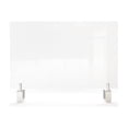 thumbnail image 2 of Ghent's Plastic 18" x 29" Partition Extender with Attached Clamp in Clear, 2 of 4