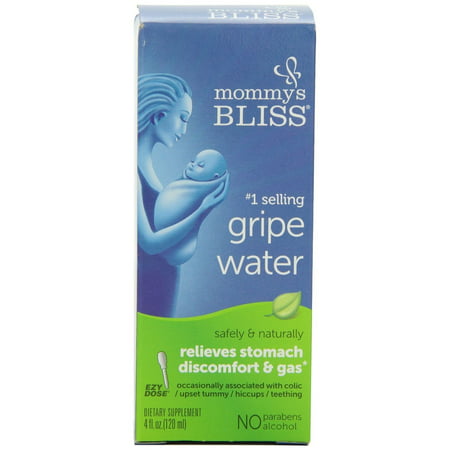 Mommy's Bliss Gripe Water, Apple (4 fl oz.) (Best Time To Give Gripe Water)