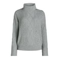 thumbnail image 5 of Sofia Jeans Women's Cozy Shine Sweater with Long Sleeves, Mid-weight, Sizes XS-XXXL, 5 of 5