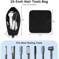 thumbnail image 4 of WJJIYR Hot Hair Tools Travel Bag, Curling Iron Travel Case with Heat Resistant Pad, 4 of 6