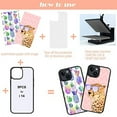 thumbnail image 4 of 15 Pieces Sublimation Blanks Phone Case Bulk Cover Protective Anti-Scratch Soft Shockproof Slim Covers Compatible with Apple iPhone, 3 Models (Black, Compatible with iPhone 14, 14 Pro, 14 Pro Max), 4 of 4