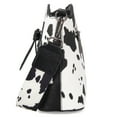 thumbnail image 4 of Wrangler Cow Print Crossbody Bag for Women Western Cross Body Purse with Signature Strap, Black, 4 of 7